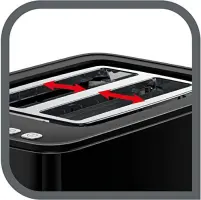 Tefal Grille-pain toaster noir TT640810