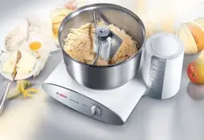 Bosch Robot Pétrin 1000 W argent MUM6N21