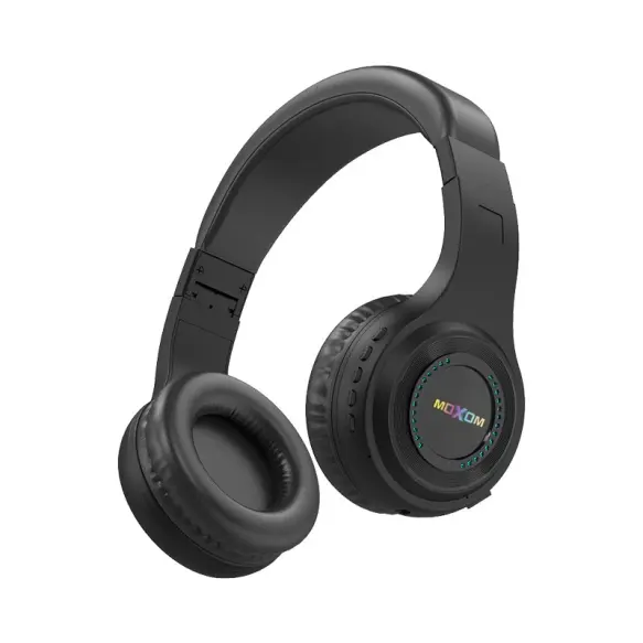 Moxom Casque Stéréo Sans Fil  Micro Sd  Mx Wl15 Noir