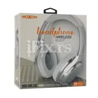 Moxom Casque Stéréo Sans Fil - Micro Sd- Mx Wl16  - Silver