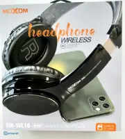 Moxom Casque Stéréo Sans Fil - Micro Sd- Mx Wl16  - Silver