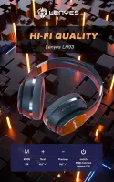 Lenyes LH93 Casque d'écoute pliable stéréo sans fil