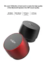 MOXOM Mini haut-parleur Bluetooth sans fil  SD MX-SK03