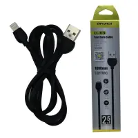 Awei Câble USB IPhone 1M  2.5A  CL-63 Noir