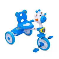 Happy Day Bébé Tricycle  Motif la Vache pour 2-6 Ans