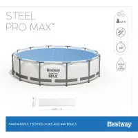 Bestway Piscine Steel Pro Max(d4,27xh122)cm 5612X