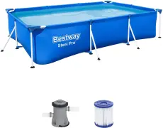 Bestway 56411 Piscine 300x201x66cm avec pompe