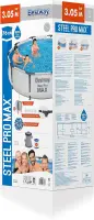 Bestway piscine steel pro max d3.05xH76 Cm 56408