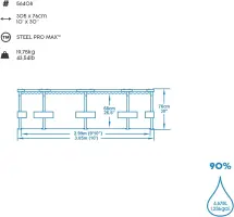 Bestway piscine steel pro max d3.05xH76 Cm 56408