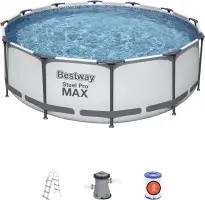 Bestway piscine hors sol ronde Steel  56418