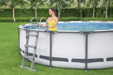 Bestway piscine hors sol ronde Steel  56418