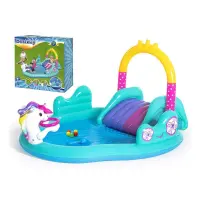 Bestway piscine Toboggan Licorne 274x198x137cm-53097