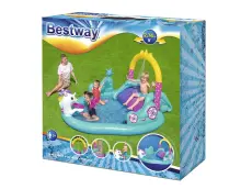 Bestway piscine Toboggan Licorne 274x198x137cm-53097