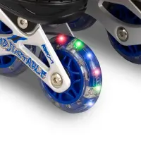 Patins roues alignées avec  lumière flash LED  Taille 5-9