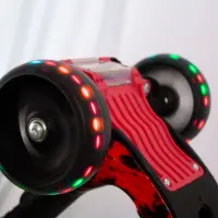 Amir-Star Trottinette vélo Pliable  Lumière Son Rouge