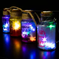 Effet Doré au Verre Lumières complet 4 Bouteilles