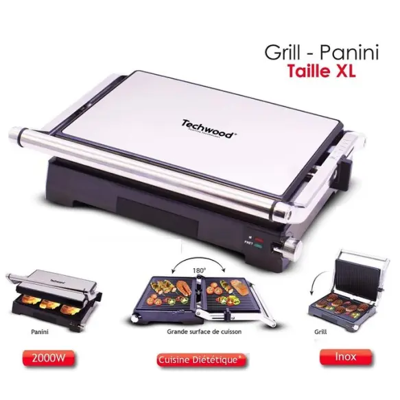 Panineuse Techwood Grill Panini TGD-2000