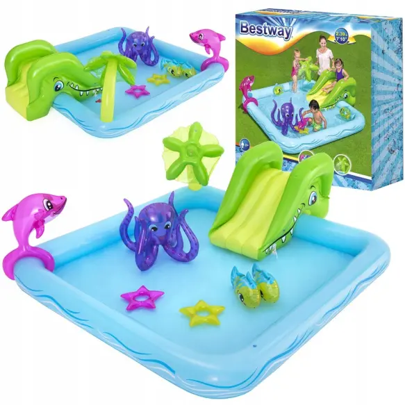 Bestway Piscine Aire de jeux 239 x 206 x 86 cm- 53052