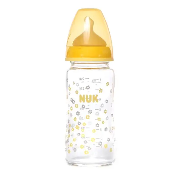 Nuk Biberon Col Large First Choice En Verre - 240 Ml
