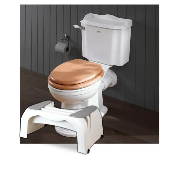 Tabouret De Toilettes/Physiotab  solide  Blanc