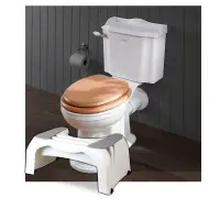 Tabouret De Toilettes/Physiotab  solide  Blanc