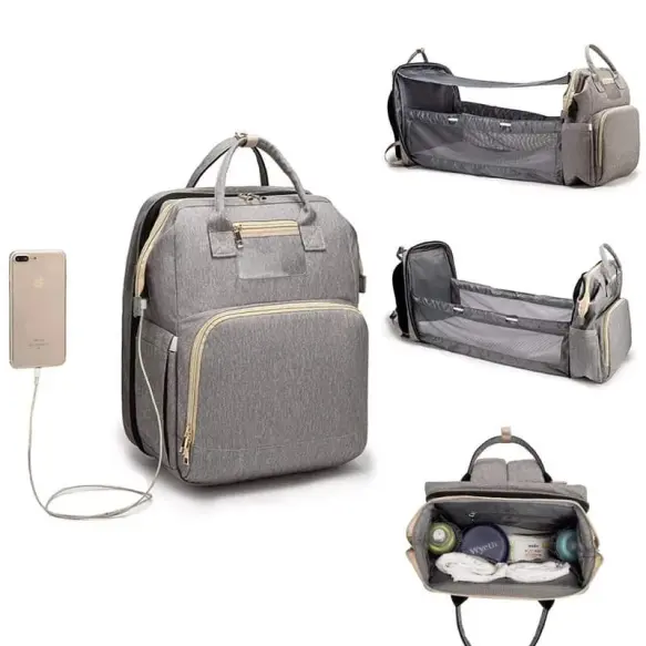 Sac à couches pour bébé détachable et pliable