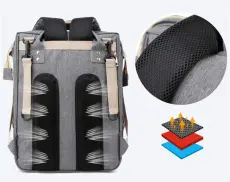 Sac à couches pour bébé détachable et pliable