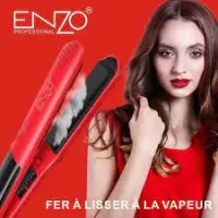 ENZO Lisseur Professionnel Titane Rouge