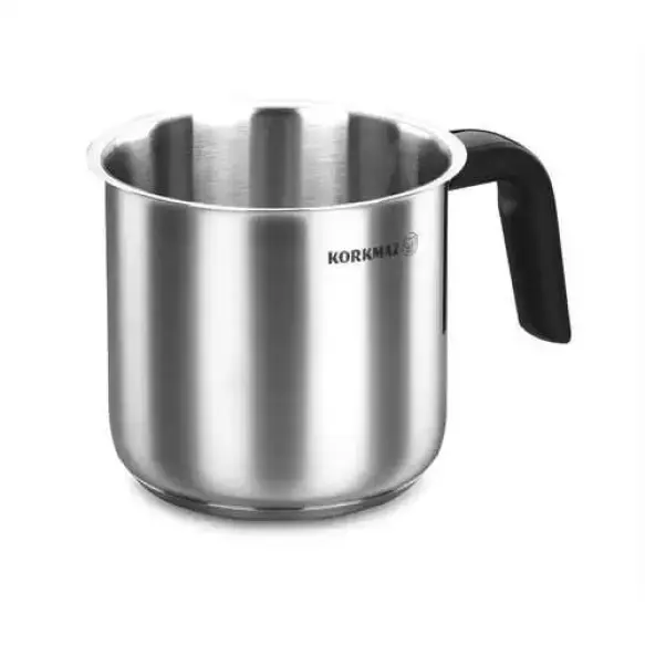 Korkmaz Kappa Pot à lait 2 L - Inox