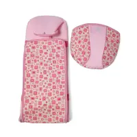 Couffin portable et sac a maman Rose clair