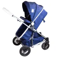 Pingouin Poussette de luxe blue marine