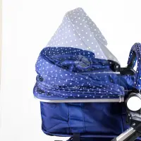 Pingouin Poussette de luxe blue marine
