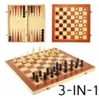 Jeux D'echecs, Dames Et Backgammon en PVC.