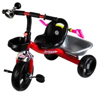 Bravo tricycle pour enfant 2-6 ans Rouge