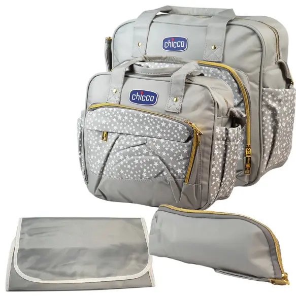 Chicco Sac à langer 4 pièces Gris